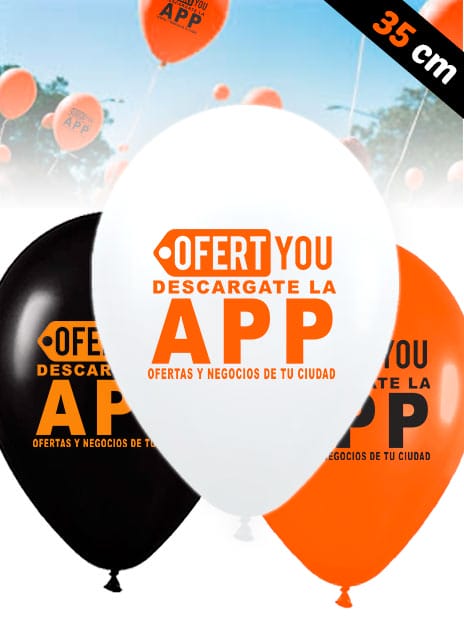 Globos Personalizados Latex 35 cm