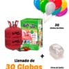 Helio Globos Inflado 30 globos Desechable