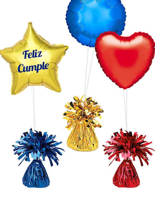 Pesos para Globos Flecos