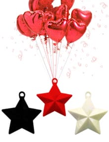 pesos para globos elegantes