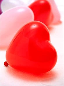 Globos Fiestas Corazon Forma Rojos 36 cm 10 globos