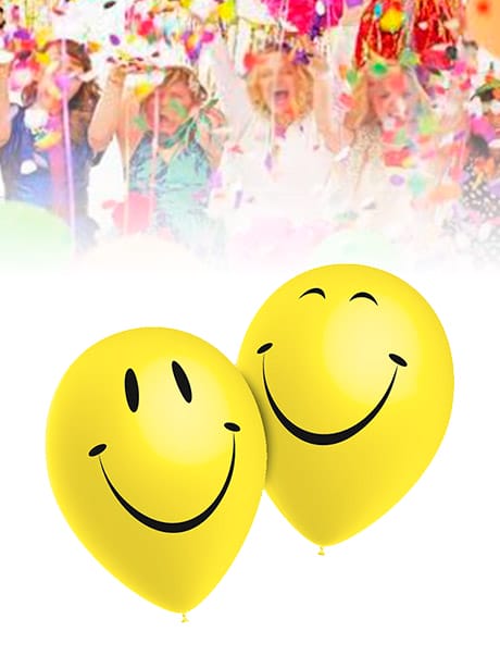 Globos Fiestas Smiley Sonrisa