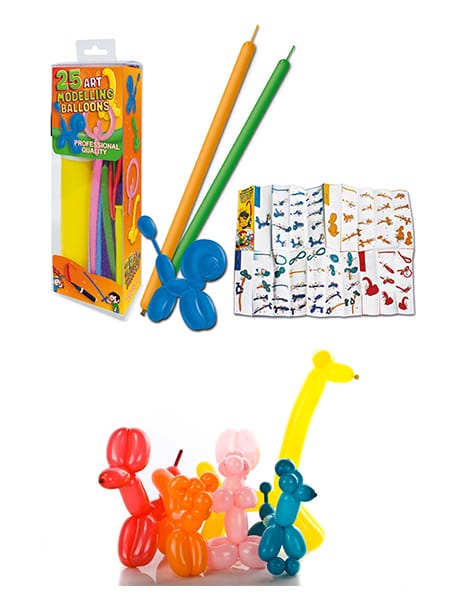 Globoflexia Kit globos + inflador + instrucciones