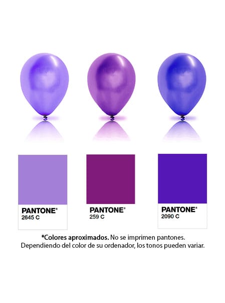 VIOLETAS globos metalizaods