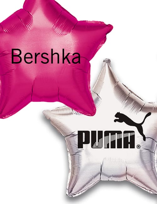 Globos de Helio Personalizados Estrella Ramos A 1 Tinta 76 cm· De 5 a 100 Globos