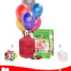 Pack 30 Globos Metalizados + Helio Mini · Pack Metalizados Mini