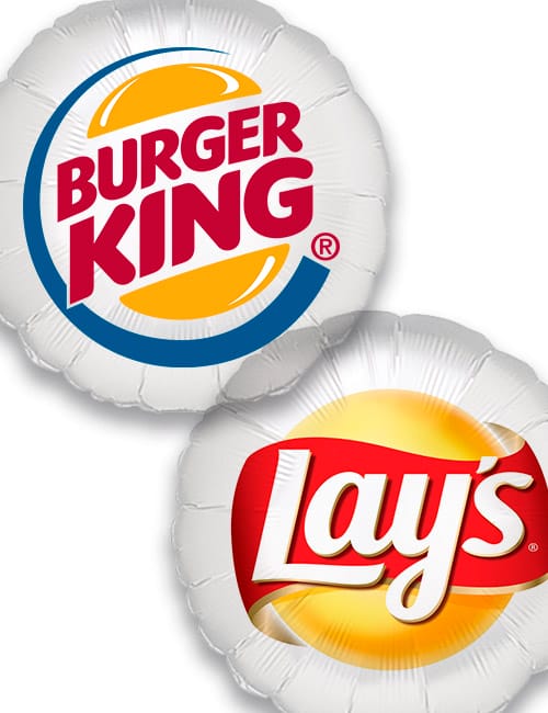 globos de helio redondos