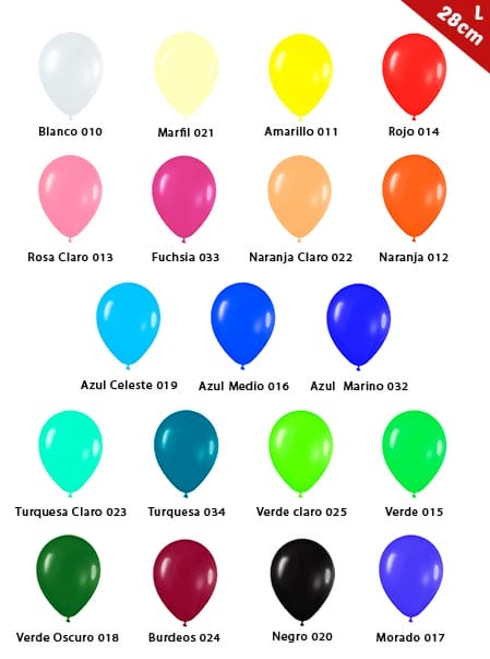 Globos Personalizados Latex 28 cm