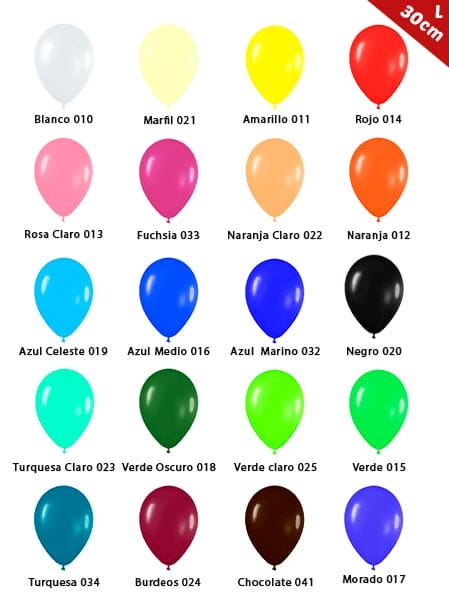 Globos Personalizados Latex 30 cm