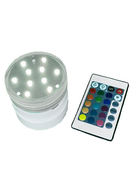 Luz led con mando