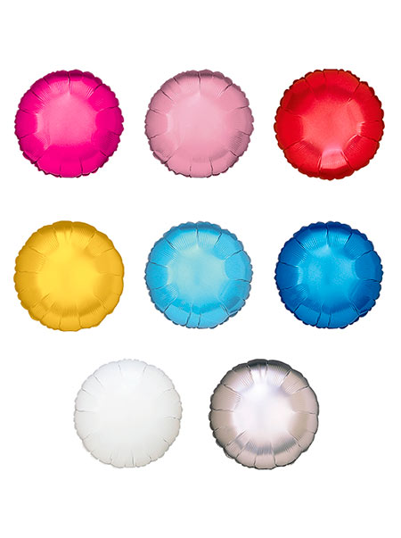 colores globos de helio redondos