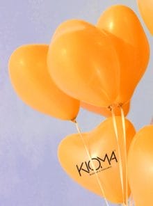 Globos Corazón Personalizados Latex 30 cm Dorado