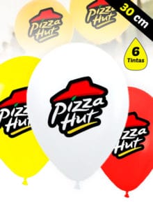 Globos Personalizados Latex 30 cm 6 tintas