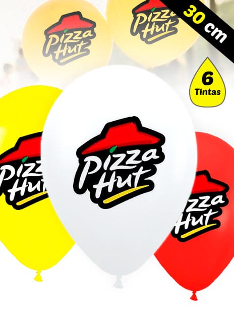 Globos Personalizados Latex 30 cm 6 tintas