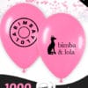 1000 Globos Personalizados Latex 28 cm 2 caras