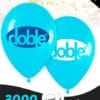 3000 Globos Personalizados Latex 28 cm 2 caras