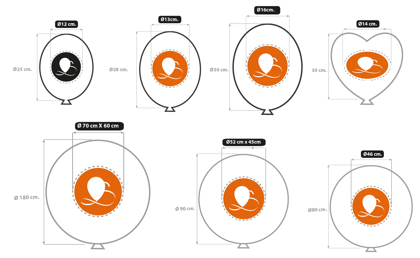 tamaño-globos-de-latex